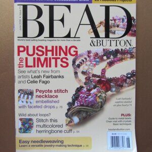 Bead and Button Magazine Creative Ideas For The Art of Beads Jewelry June 2006